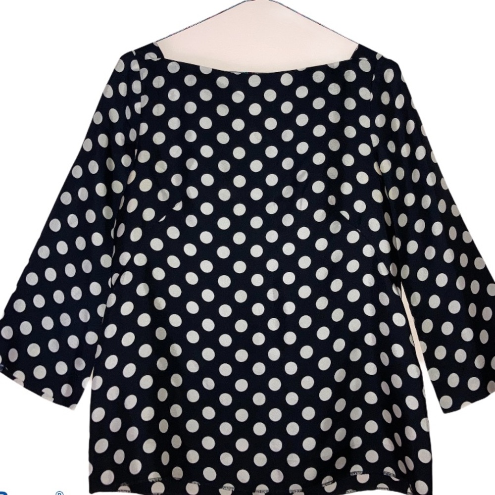 j.Crew Polka Dot Silk Blouse